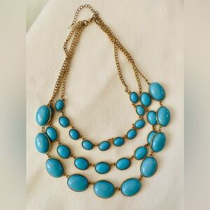 Torquise statement necklace